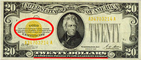 Pre-1971 20 dollar note