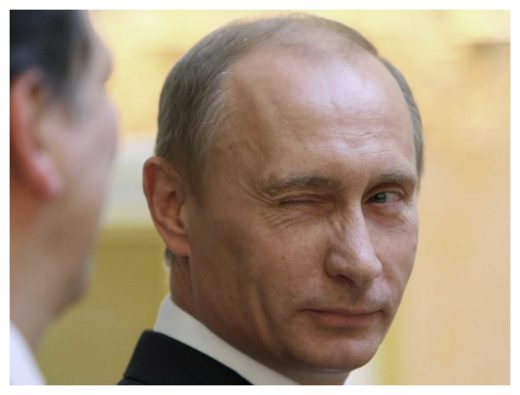 Putin wink