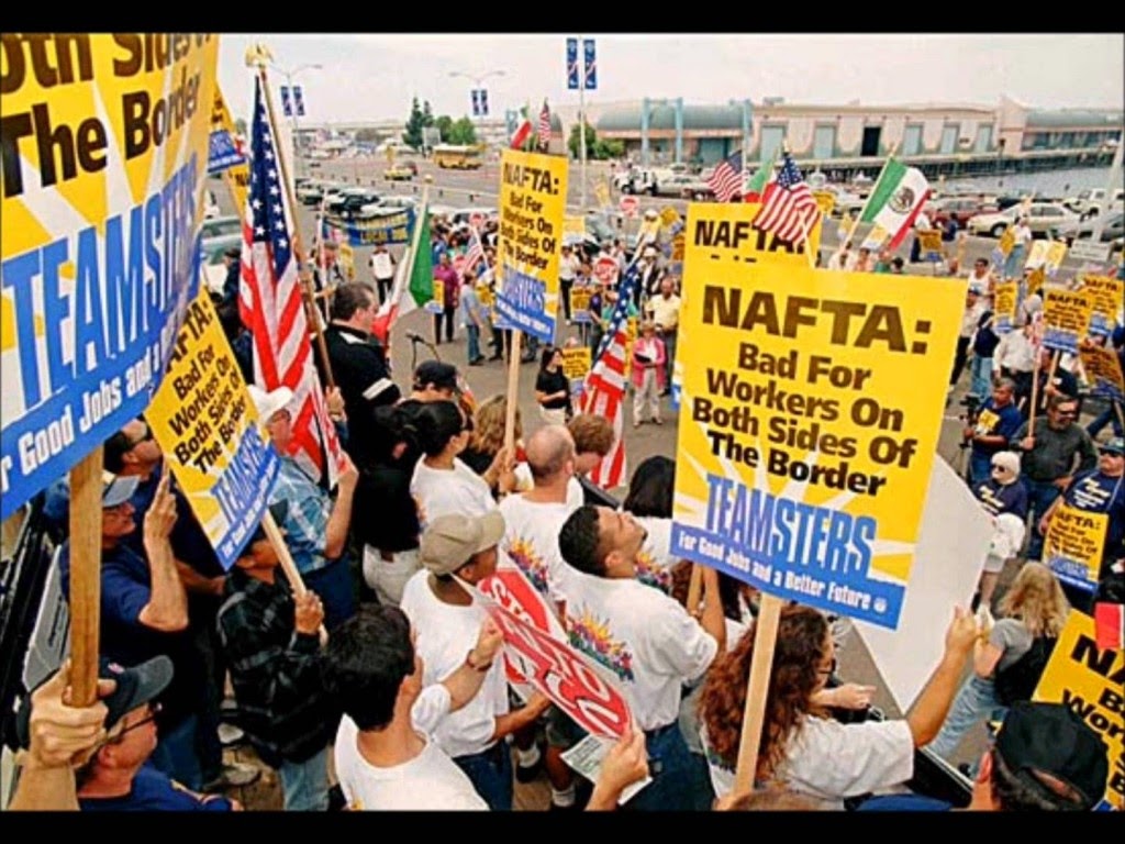 NAFTA protest