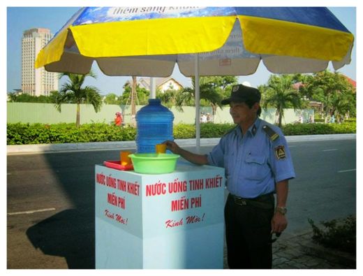 Nước uống miễn phí ở Đà Nẵng