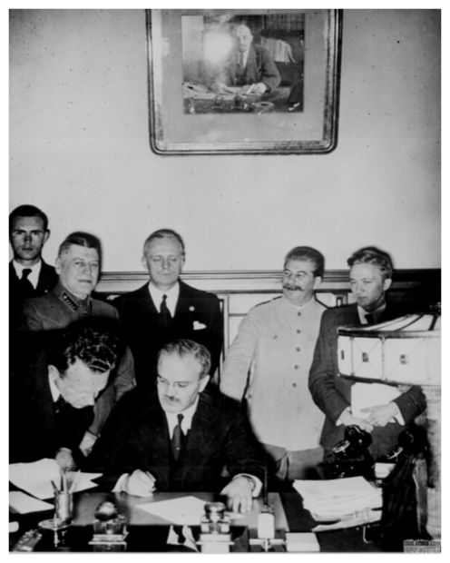 Ký Hiệp ước Molotov-Ribbentrop