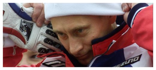 Putin in ski gear