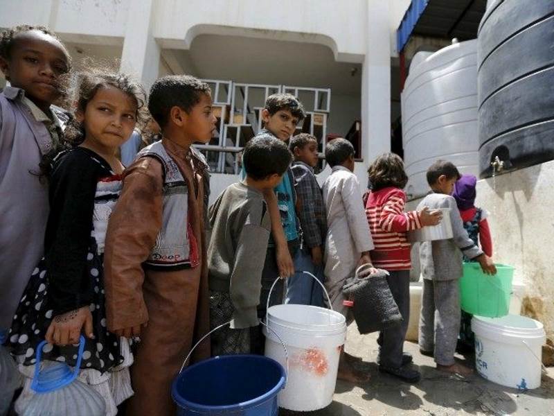 children hungry yemen