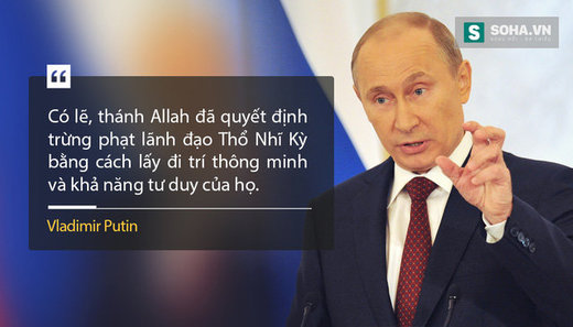 Putin: Allah took their brains