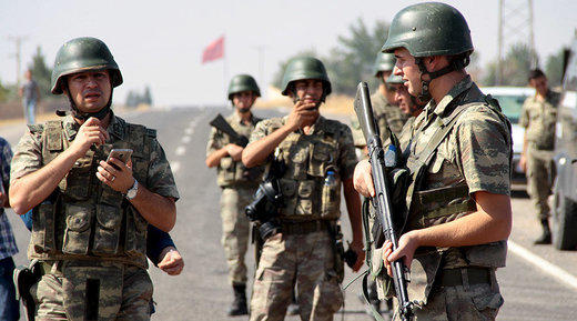 Turkish troops