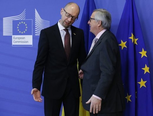 Juncker Jazenjuk EU