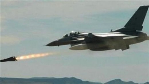 Israeli jet firing missle