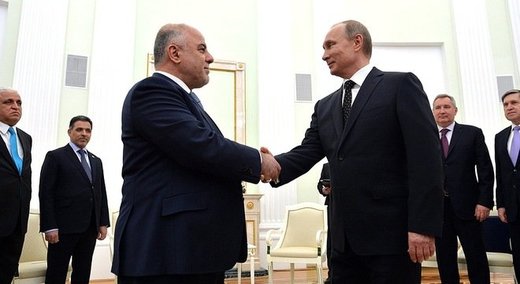 Putin and Haider al-Abadi