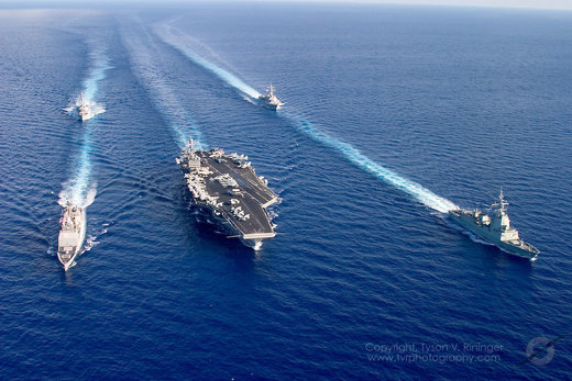 USS Theodore Roosevelt aircraft carrier battle group