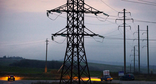 Power lines at Simferopol