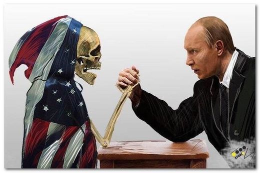 Putin arm-wrestling with US Death