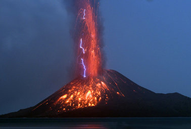 Krakatoa volcano