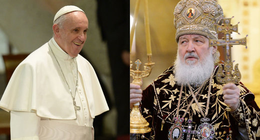Pope Francis and Patriarch Kirill of Moscow