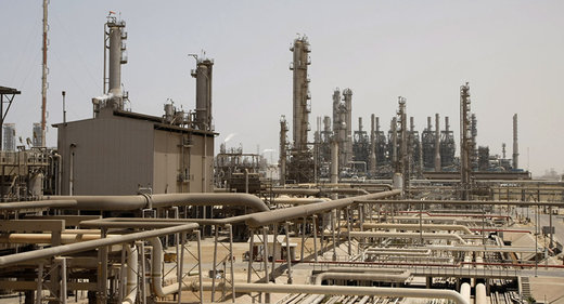 Oil facility in Saudi Arabia