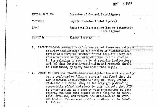 CIA UFO Document
