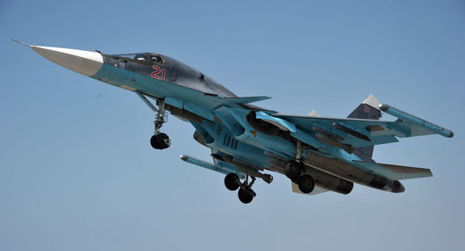 russisches Kampfflugzeug,Frontbomber Su-34