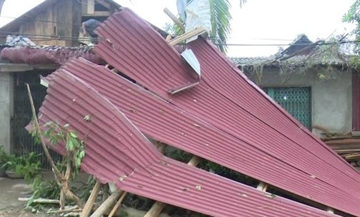 Tornado damage in Thanh Hóa, Vietnam