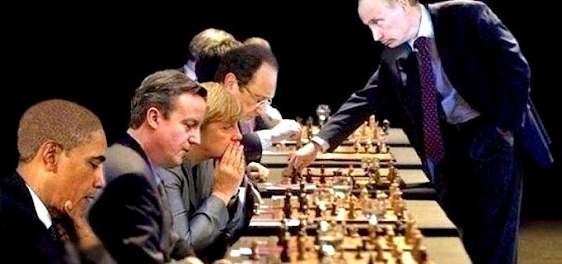 Putin chess West