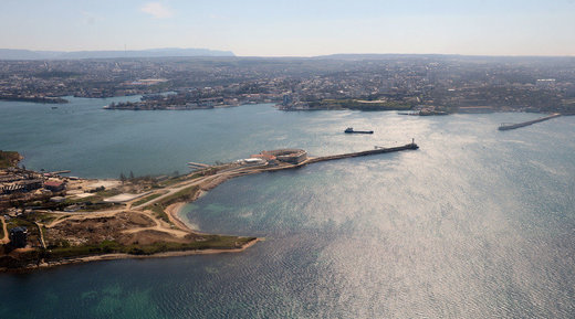 A view of Sevastopol Bay, Crimea