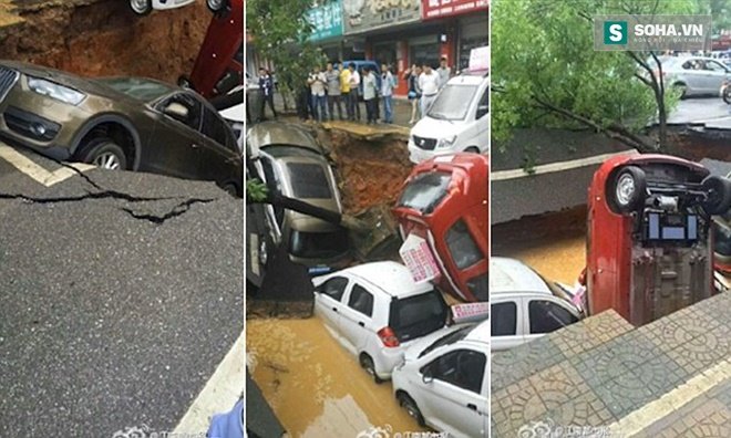Sinkhole in China