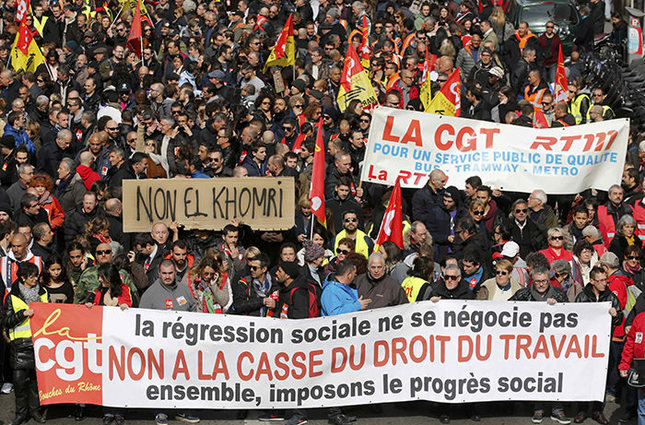 protest france