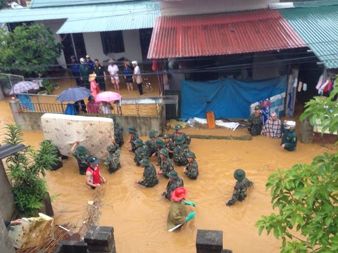 Flood in Lai Châu, Vietnam
