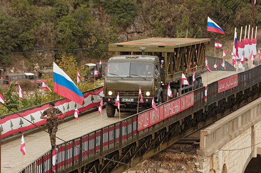Russia building bridges in Lebanon