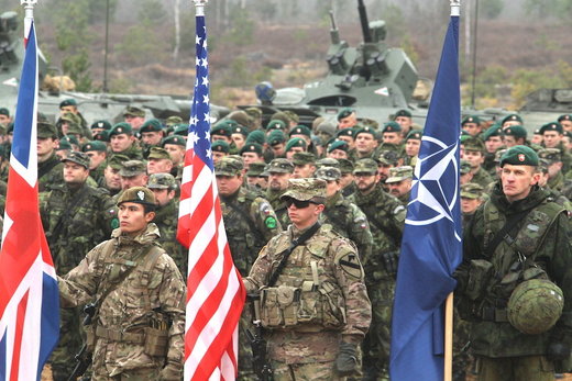 Nato troops exercise
