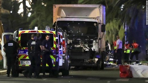 Truck attack in Nice France