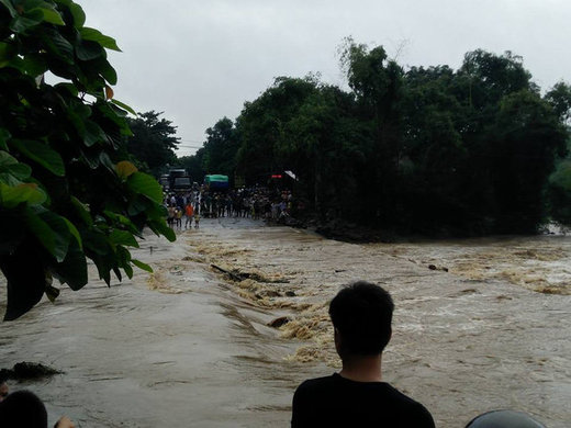 Flooding at Lào Cai, Vietnam