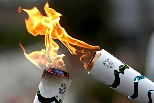 olympic torches