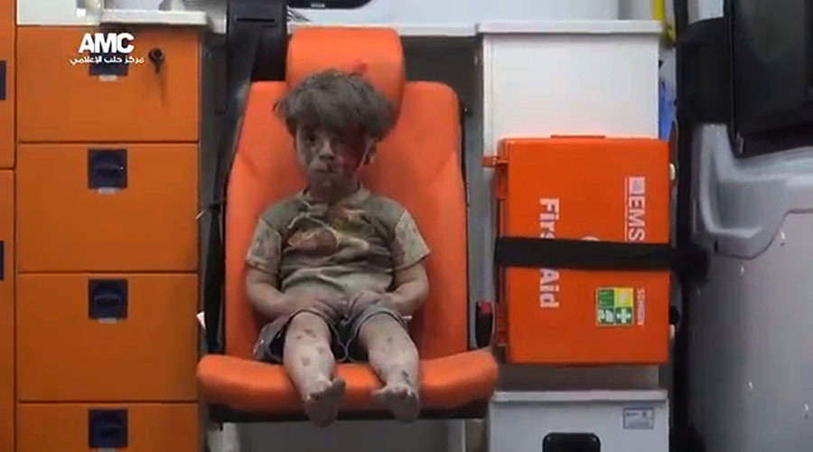 boy bomb aleppo