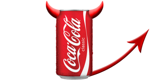Coca cola devil