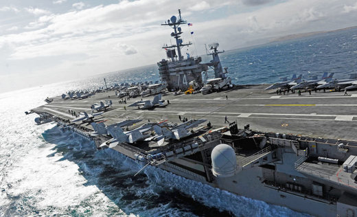 US aircraft carrier