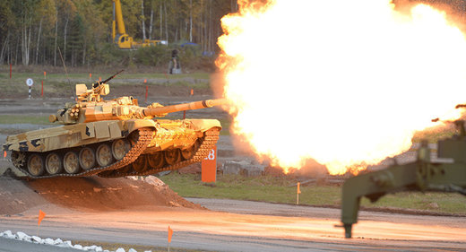 Russia T-90 Tank Syria