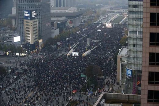 South korea protest