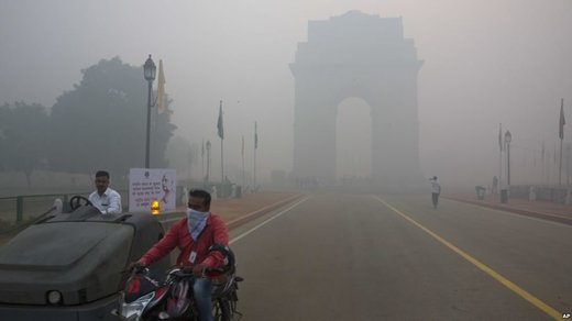 Air pollution in New Delhi, India