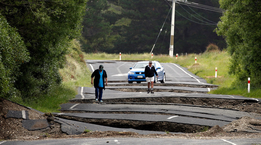 Earthquake damage in New Zealand