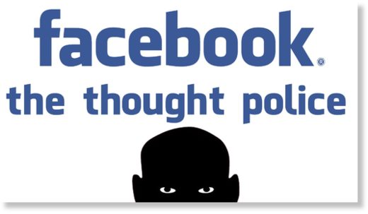 facebook thought police, facebook censorship