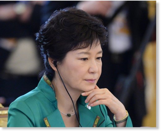 South korean president Park Geun-hye