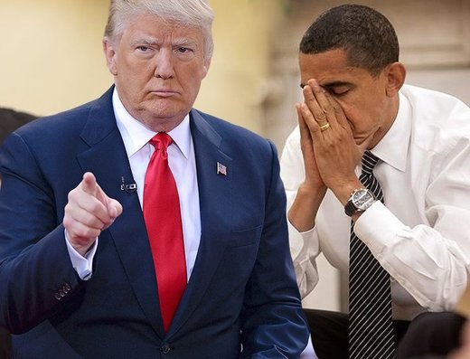 Trump Obama 