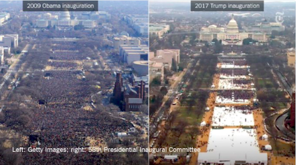 trump inauguration attendance