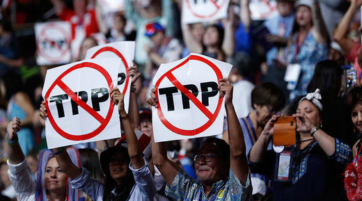 TPP protesters