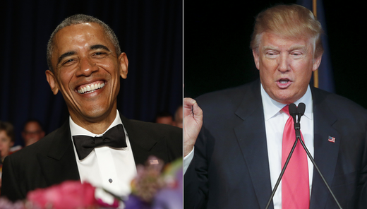 Obama and Trump