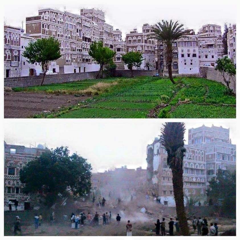 Yemen - before and after