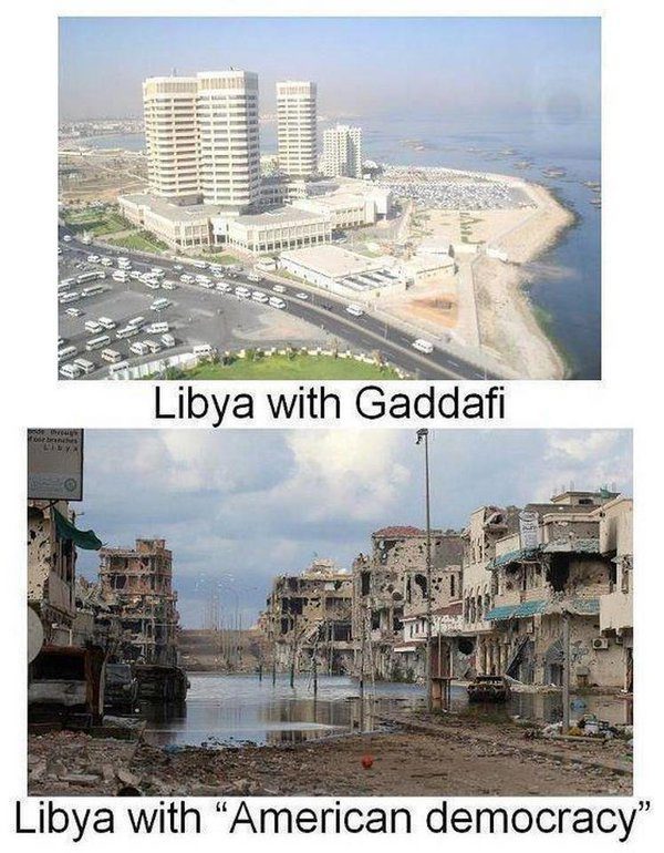 Lybia - before and after