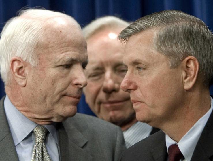 John McCain and Lindsey Olin Graham