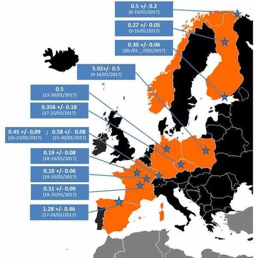 Iodine-131 detected across Europe