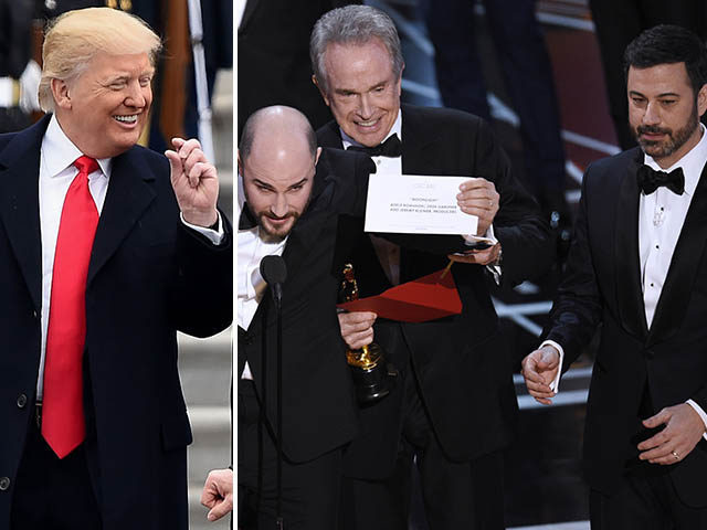 Trump Oscar ceremony mistake