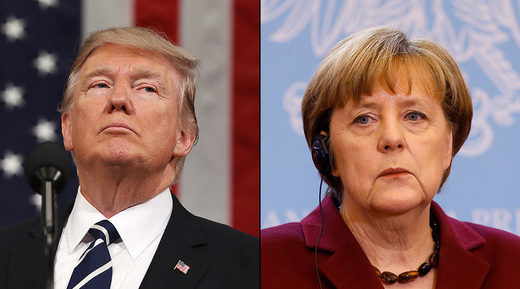 Trump and Merkel